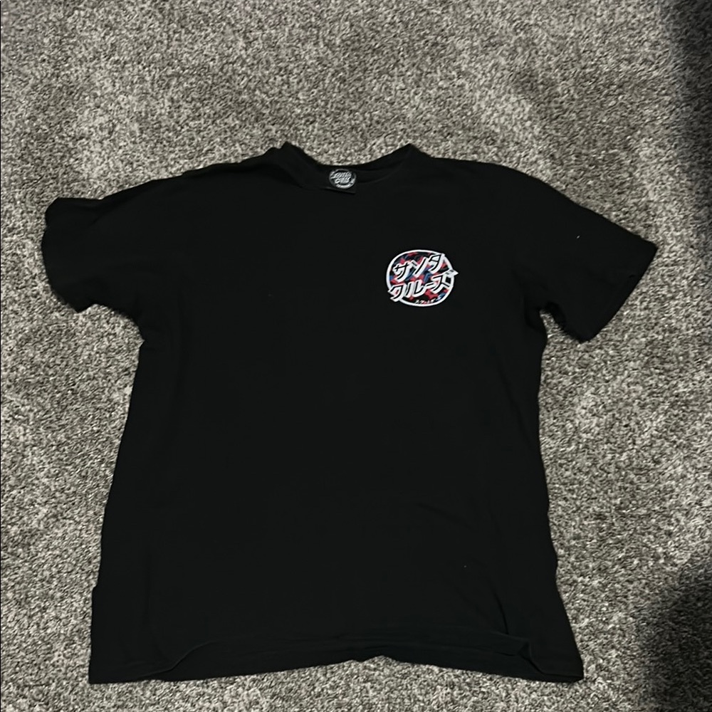 Santa Cruz Black Graphic Tee